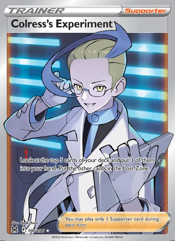 Image of the card Experimento do Colress