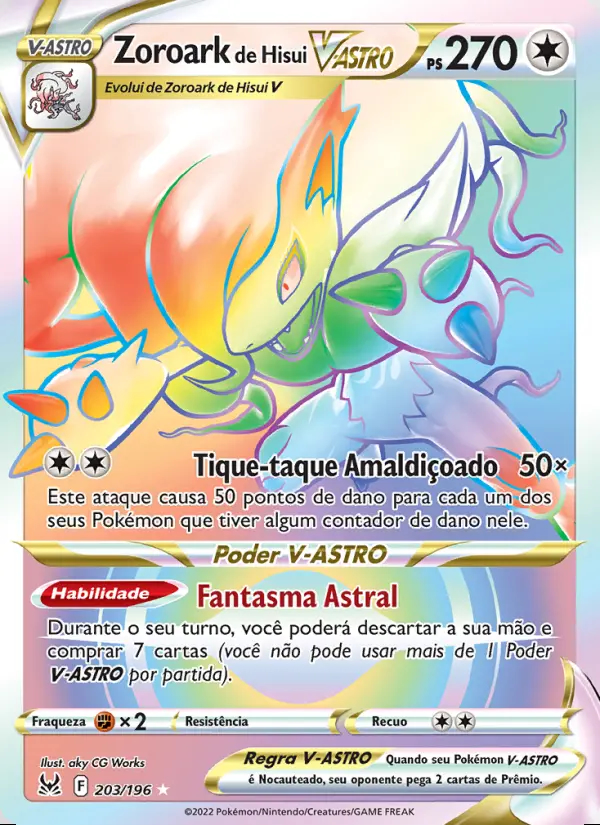 Image of the card Zoroark de Hisui V-ASTRO