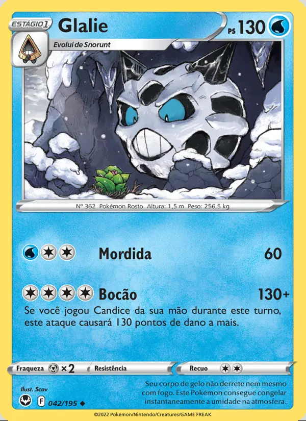 Image of the card Glalie