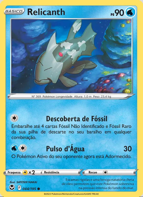 Image of the card Relicanth