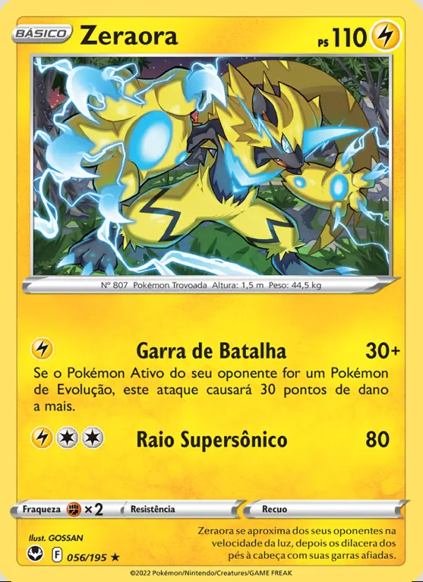 Image of the card Zeraora