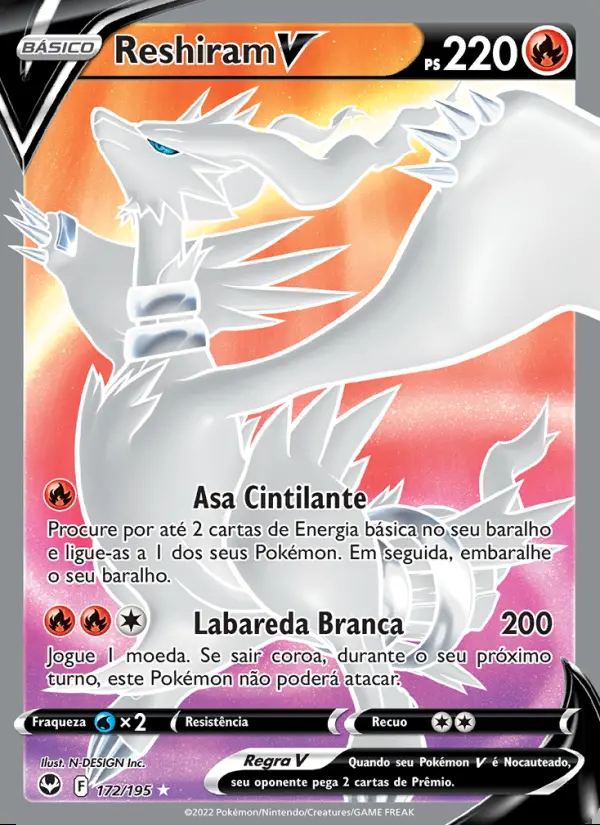 Image of the card Reshiram V