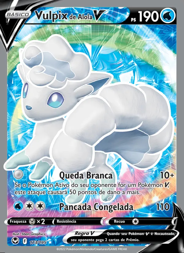 Image of the card Vulpix de Alola V