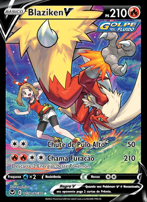 Image of the card Blaziken V