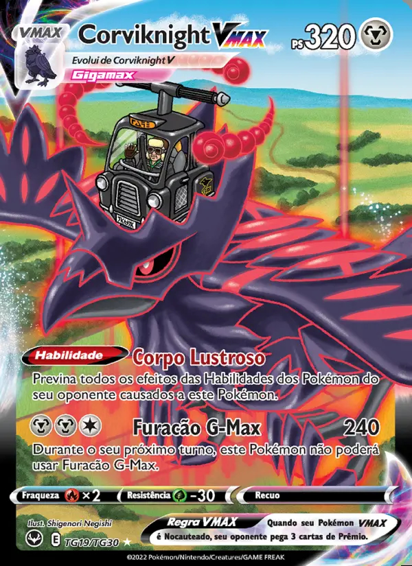 Image of the card Corviknight VMAX