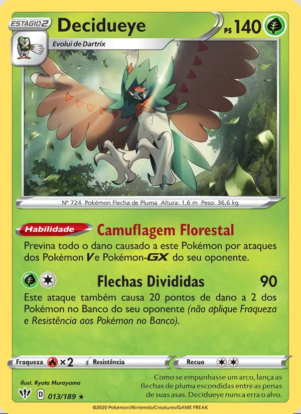 Image of the card Decidueye