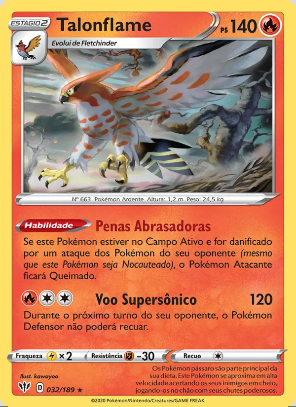 Image of the card Talonflame