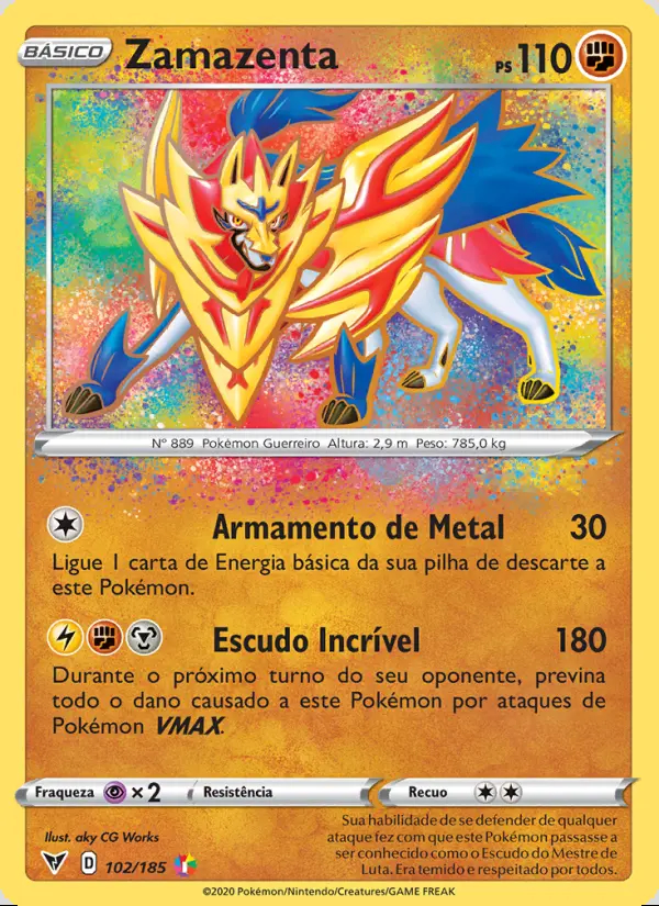 Image of the card Zamazenta