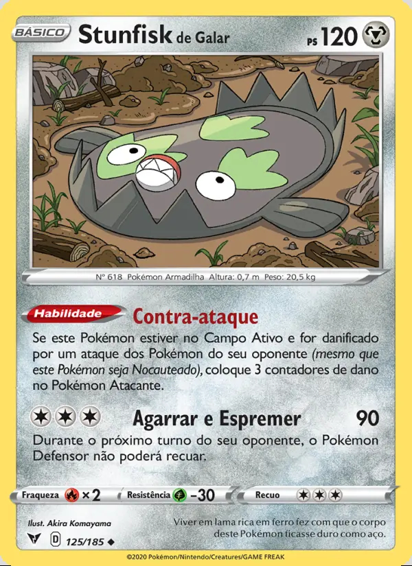 Image of the card Stunfisk de Galar