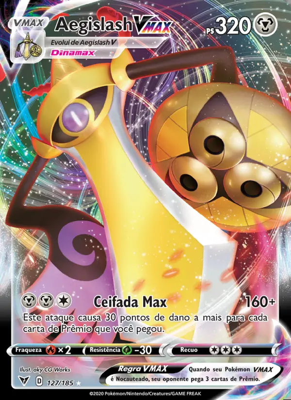 Image of the card Aegislash VMAX