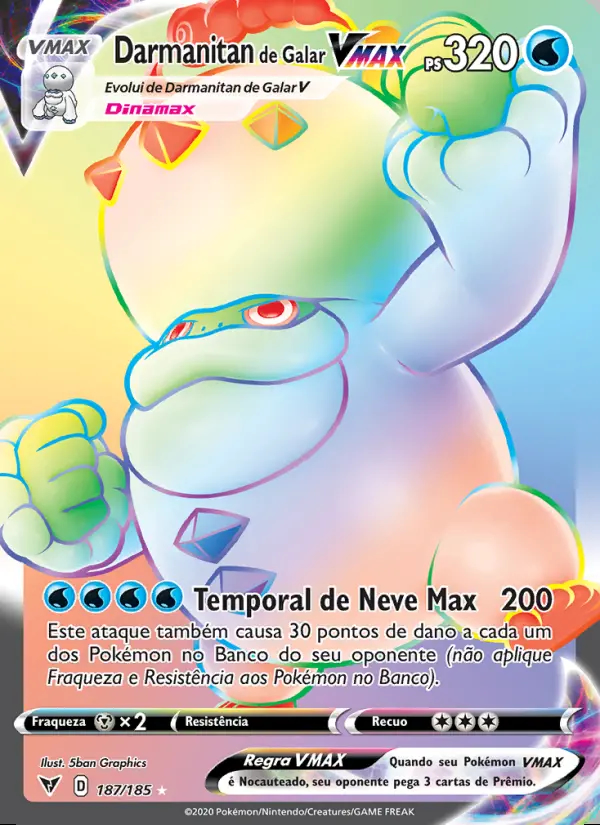 Image of the card Darmanitan de Galar VMAX