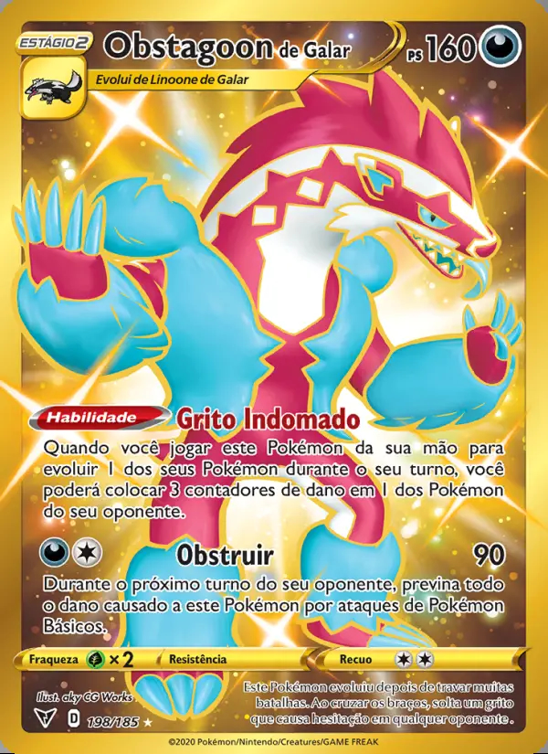 Image of the card Obstagoon de Galar