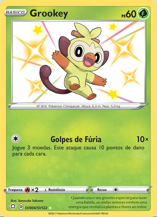 Image of the card Grookey