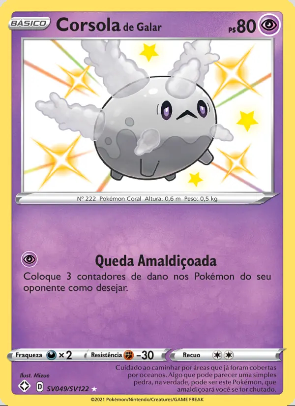 Image of the card Corsola de Galar