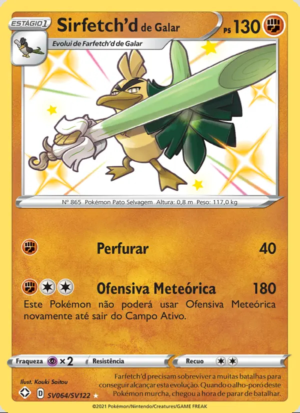 Image of the card Sirfetch'd de Galar