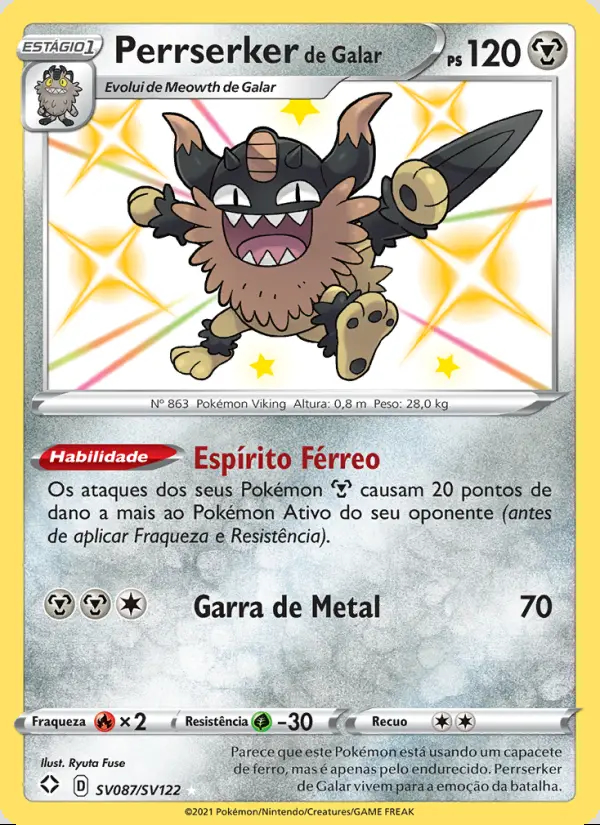 Image of the card Perrserker de Galar