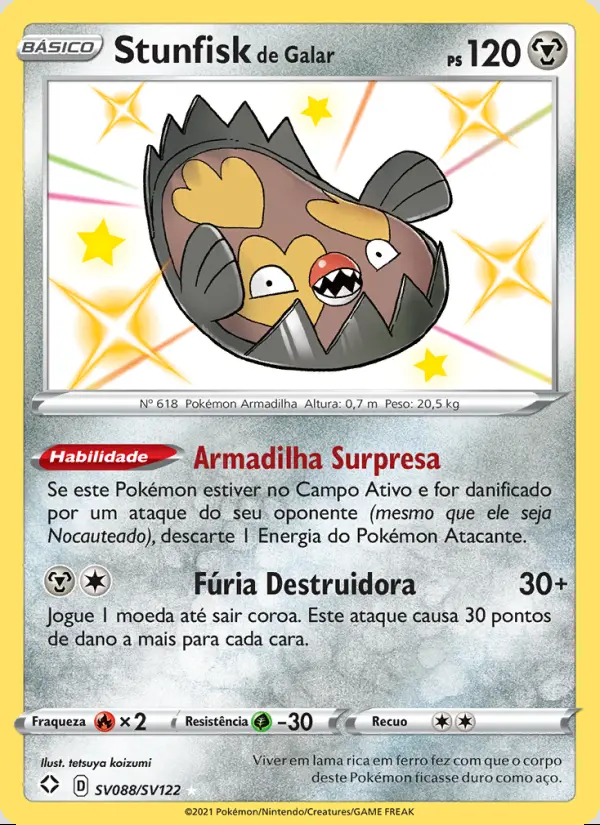 Image of the card Stunfisk de Galar