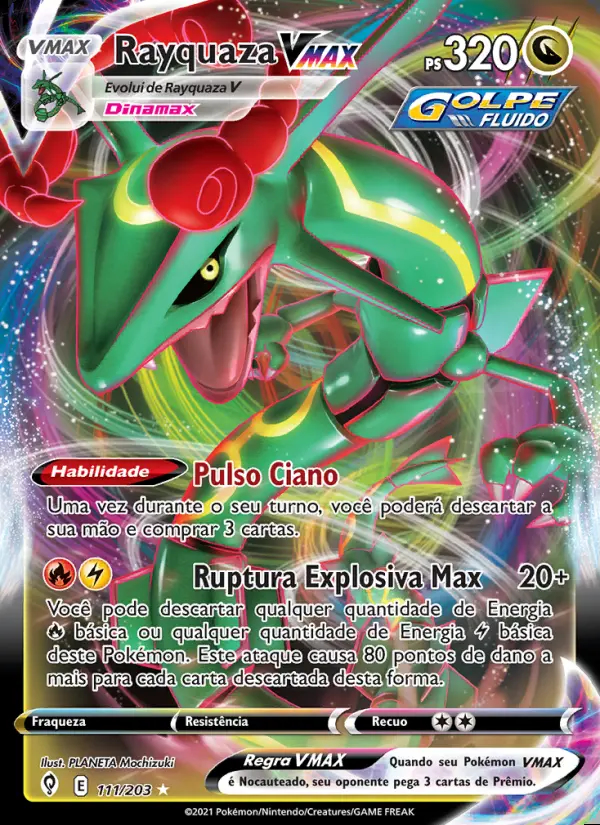 Image of the card Rayquaza VMAX