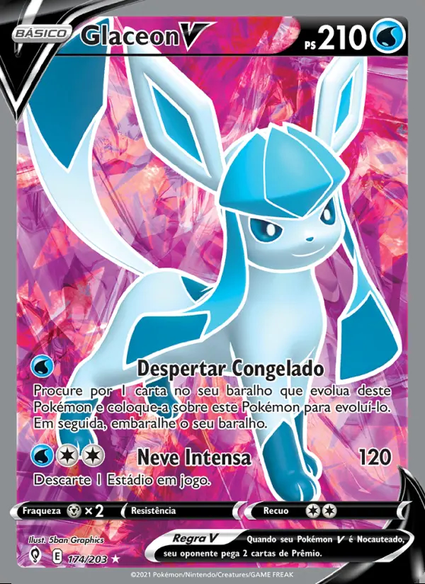 Image of the card Glaceon V