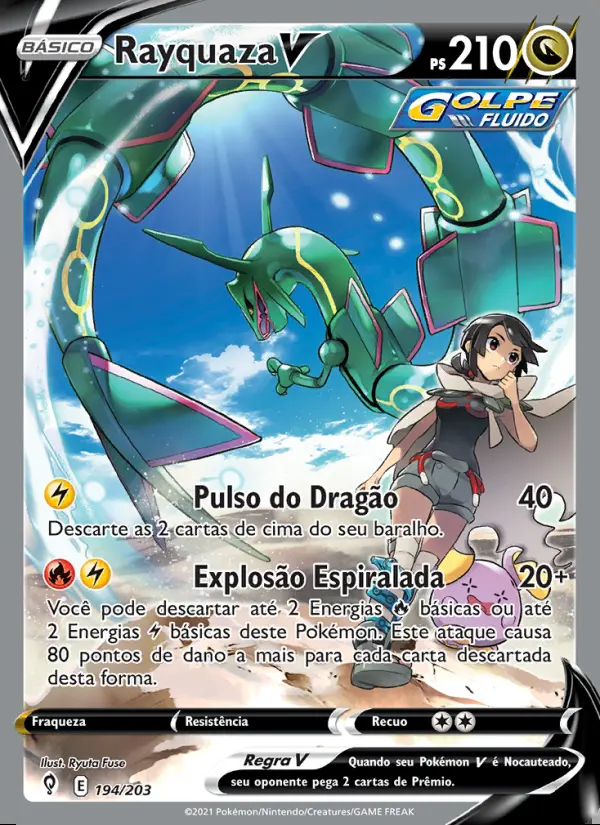 Image of the card Rayquaza V