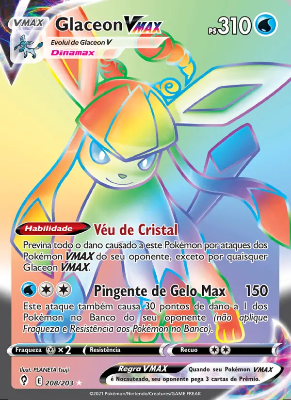 Image of the card Glaceon VMAX