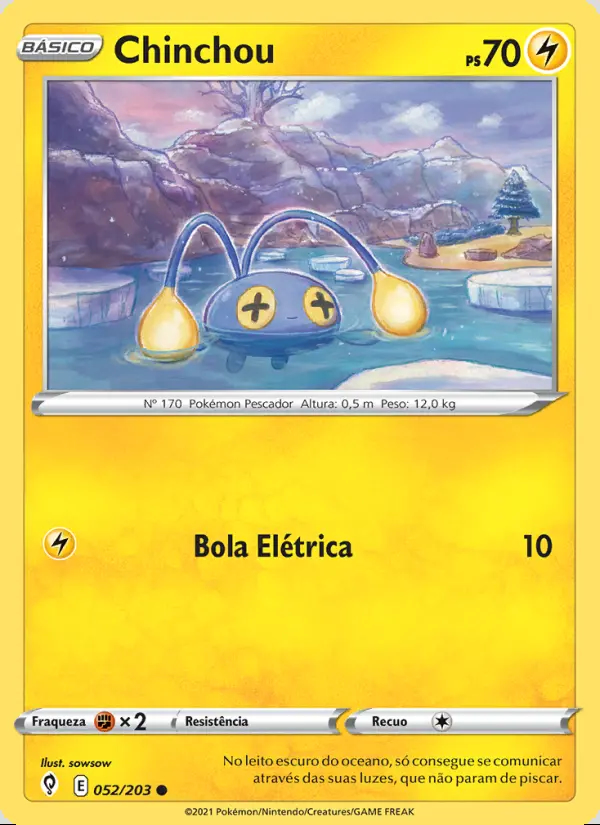 Image of the card Chinchou