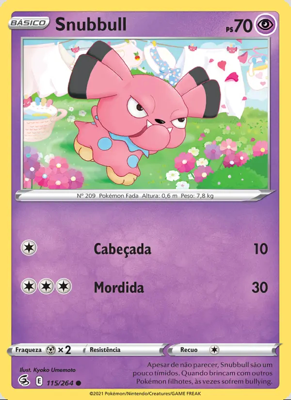 Image of the card Snubbull