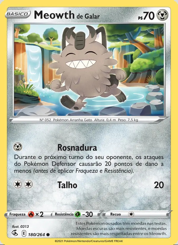 Image of the card Meowth de Galar