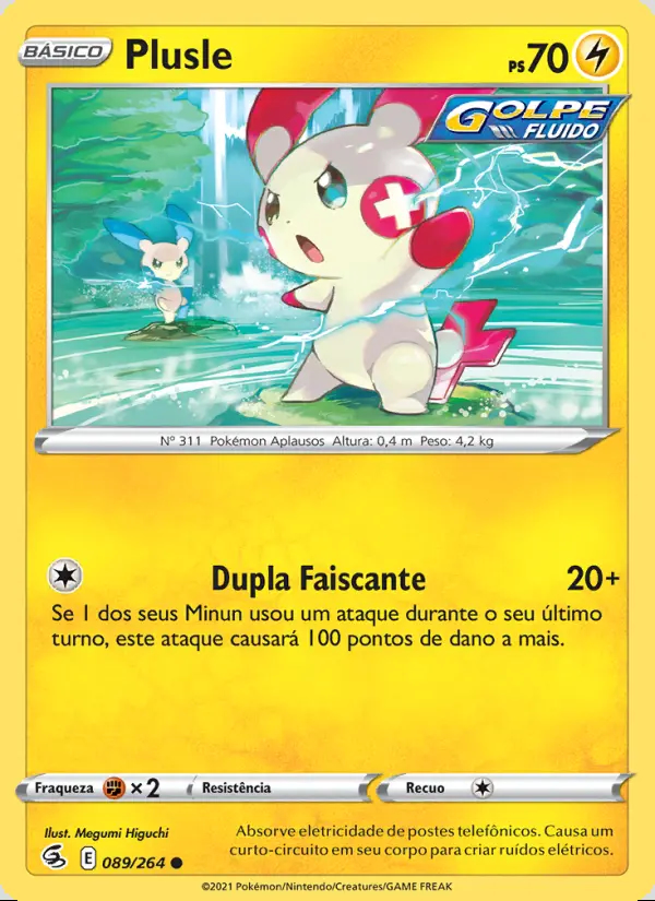 Image of the card Plusle