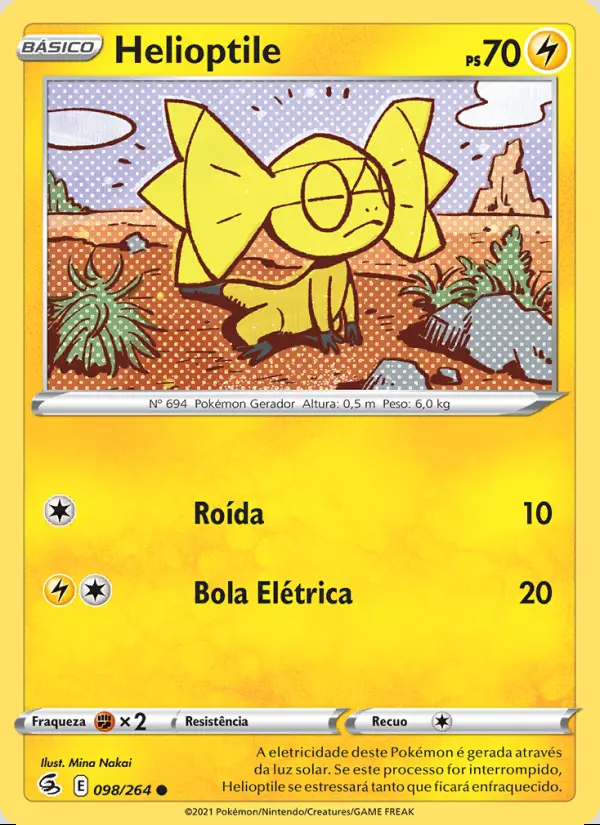 Image of the card Helioptile