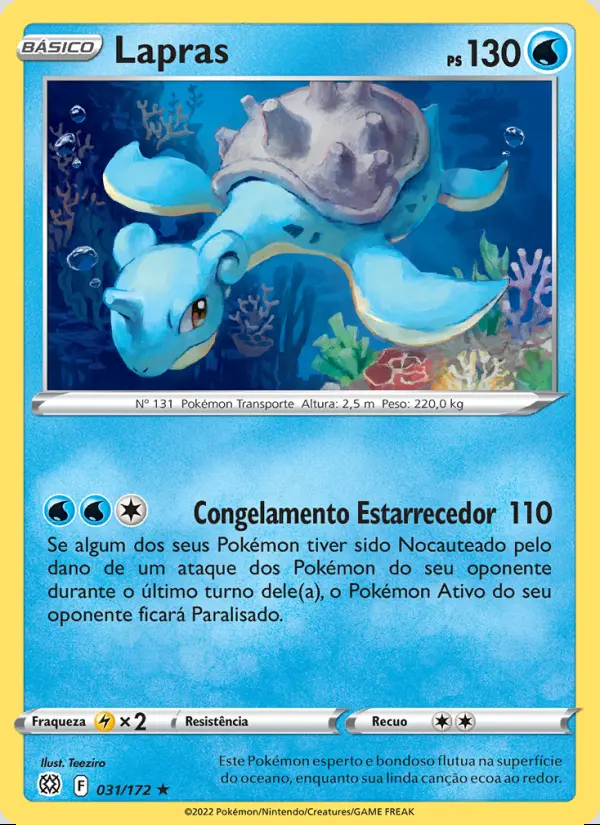 Image of the card Lapras