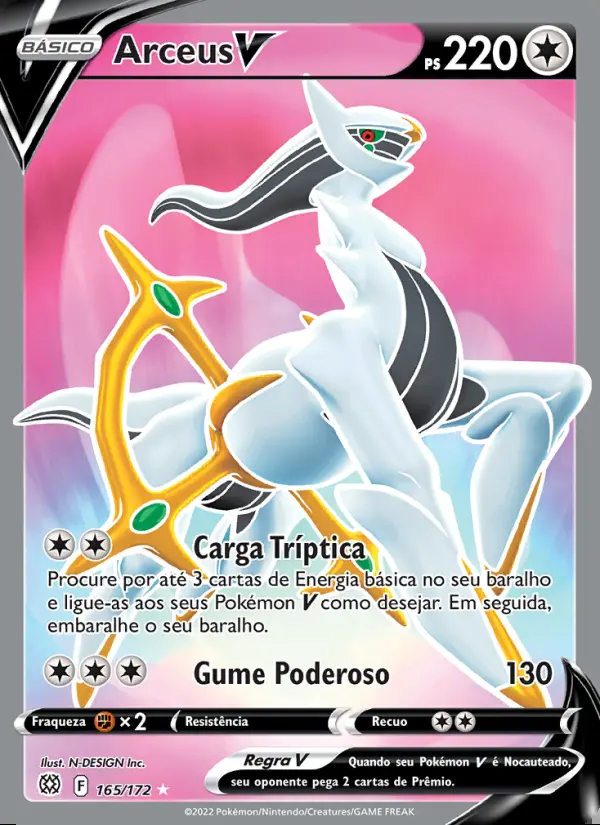 Image of the card Arceus V