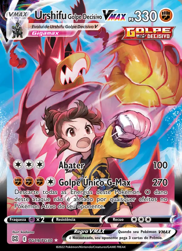 Image of the card Urshifu Golpe Decisivo VMAX