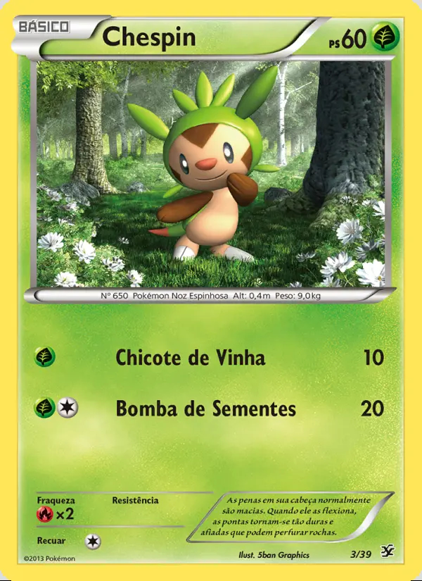 Image of the card Chespin