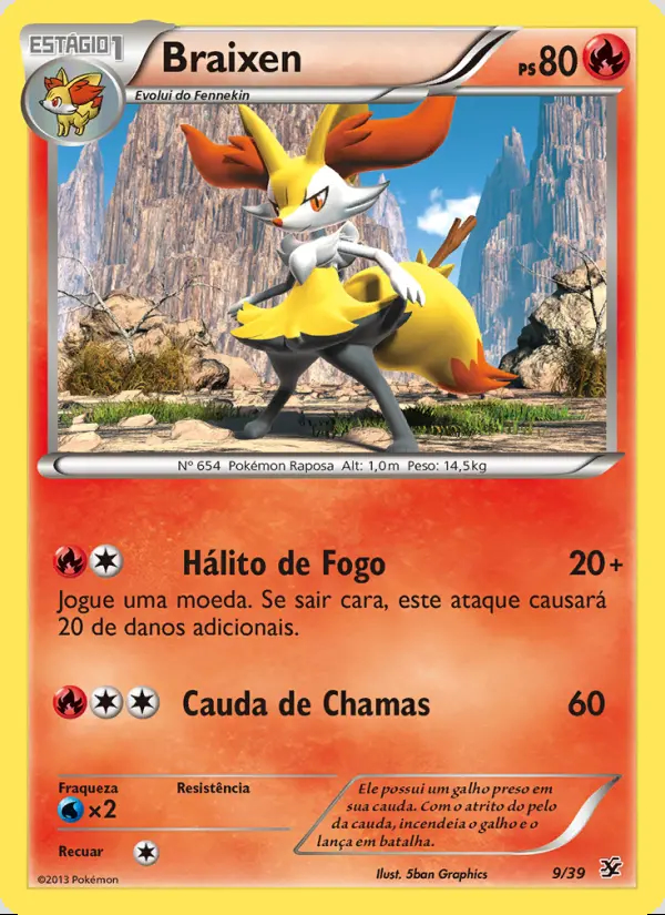 Image of the card Braixen