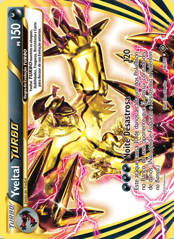 Image of the card Yveltal TURBO