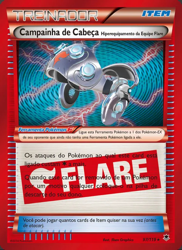 Image of the card Campainha de Cabeça – Hiperequipamento da Equipe Flare