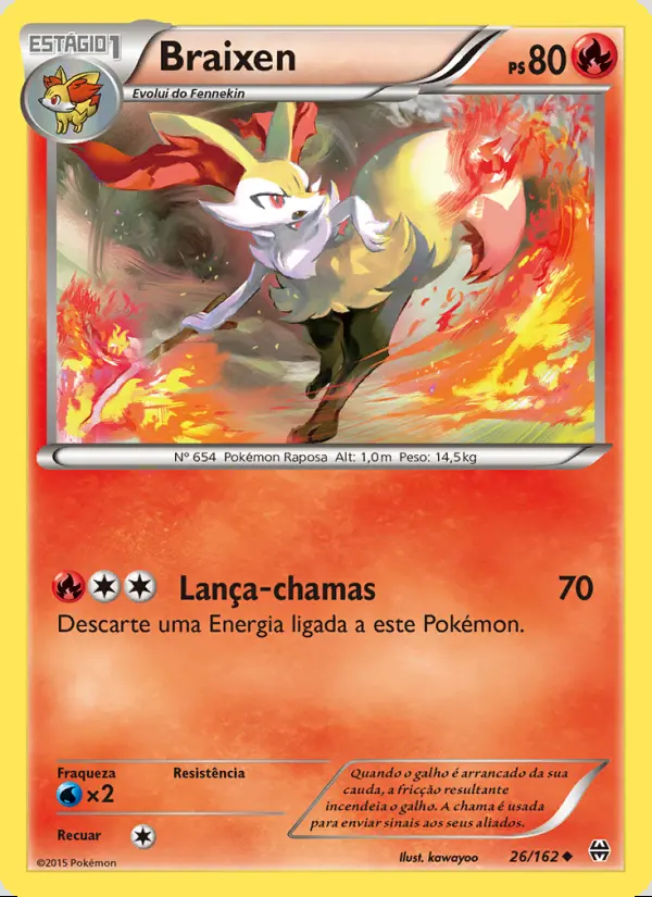 Image of the card Braixen