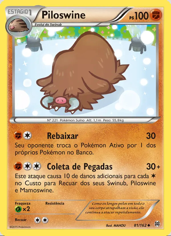 Image of the card Piloswine